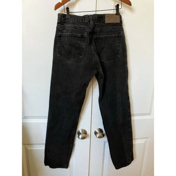 Vintage Dakota Black Straight Leg Distressed Jeans 30x32 - Picture 5 of 9